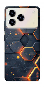 Чохол Burning hex pattern для ZTE Blade A76 4G