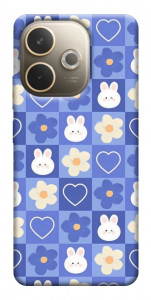 Чохол Кролики-квіточки для Oppo A5 Pro 4G