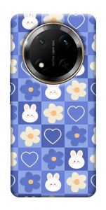 Чохол Кролики-квіточки для Huawei Honor X9c