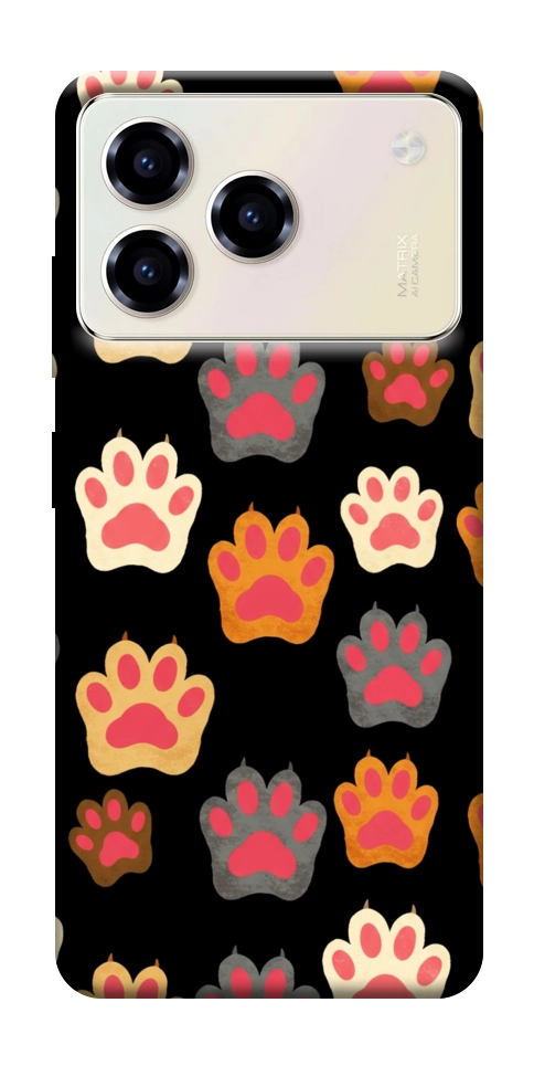 Чехол Colorful Paws для ZTE Blade A76 4G