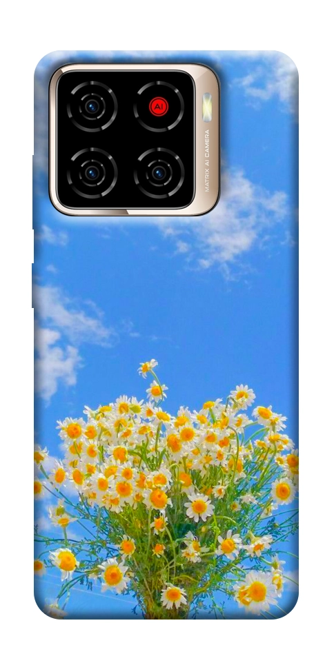 Чехол Sky flowers для ZTE Blade A56