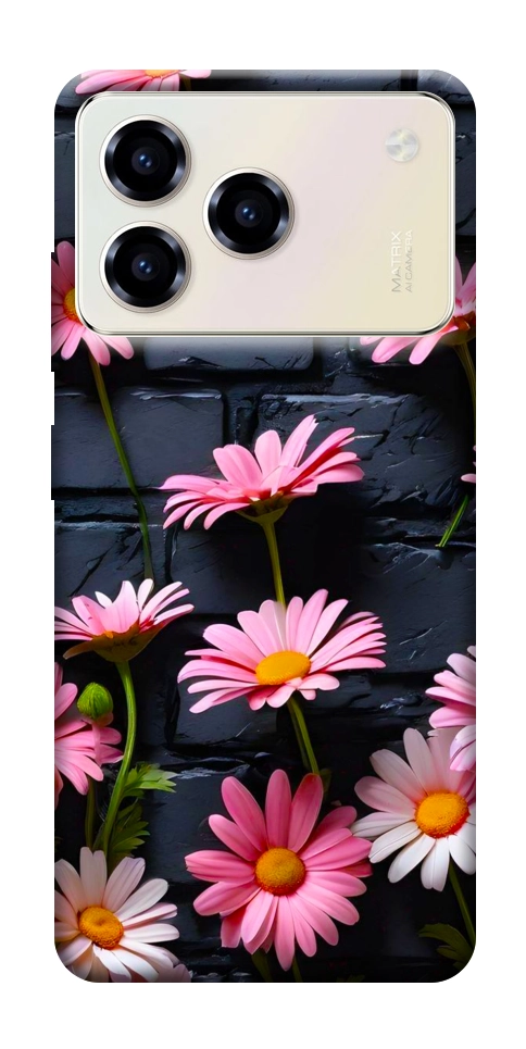 Чехол Розовый контраст для ZTE Blade A76 4G