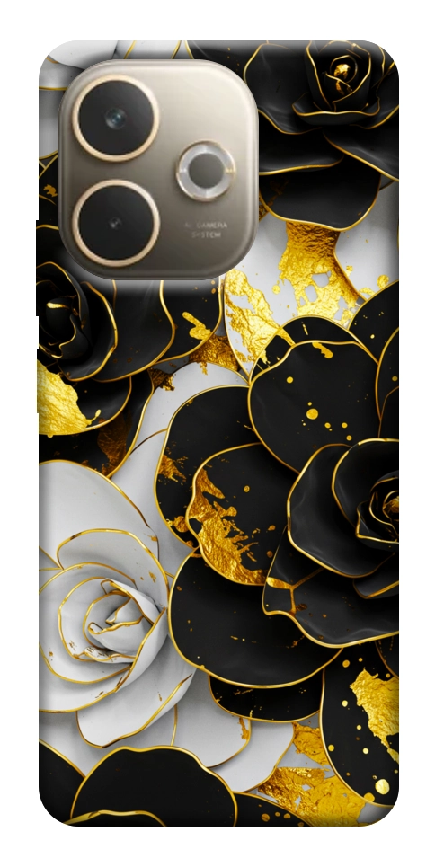 Чехол Flower black-white для Oppo A5 Pro 4G