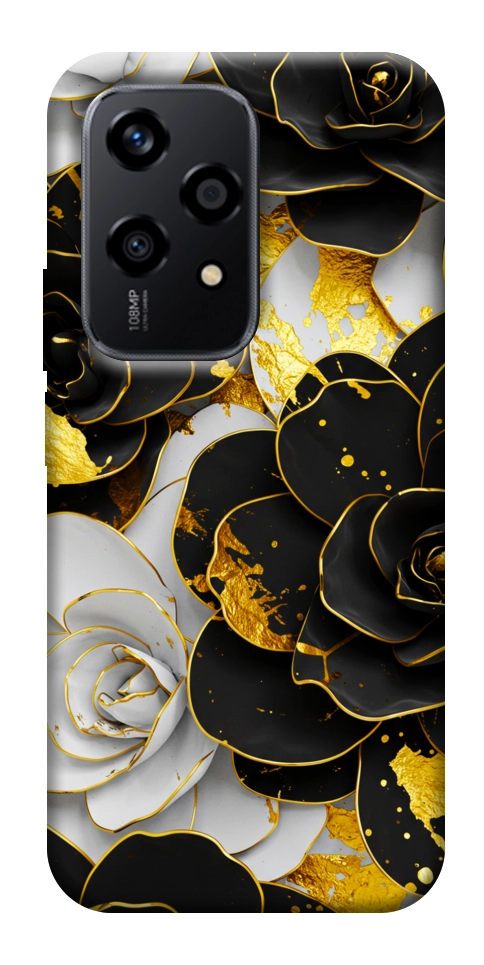 Чехол Flower black-white для Huawei Honor 200 Lite