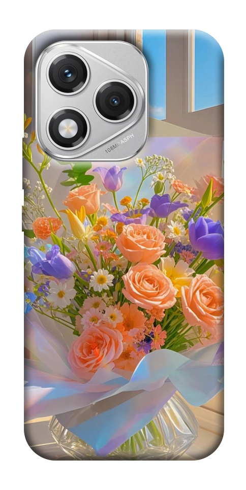 Чехол Яркий букет для Huawei Honor 400 Lite