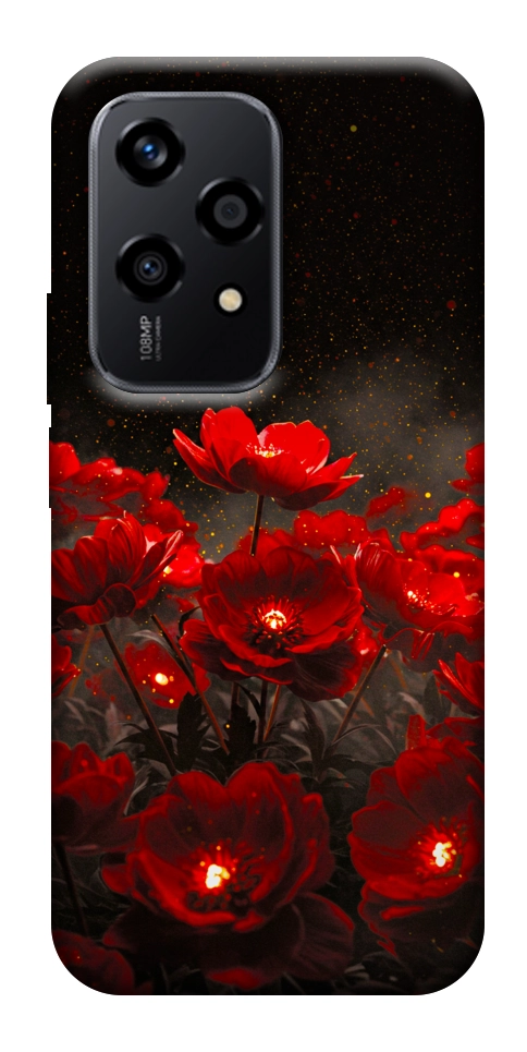 Чехол Burning flowers для Huawei Honor 200 Lite