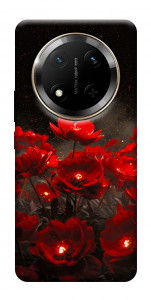 Чохол Burning flowers для Huawei Honor X9c