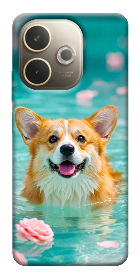 Чехол Swimming corgi для Oppo A5 Pro 4G