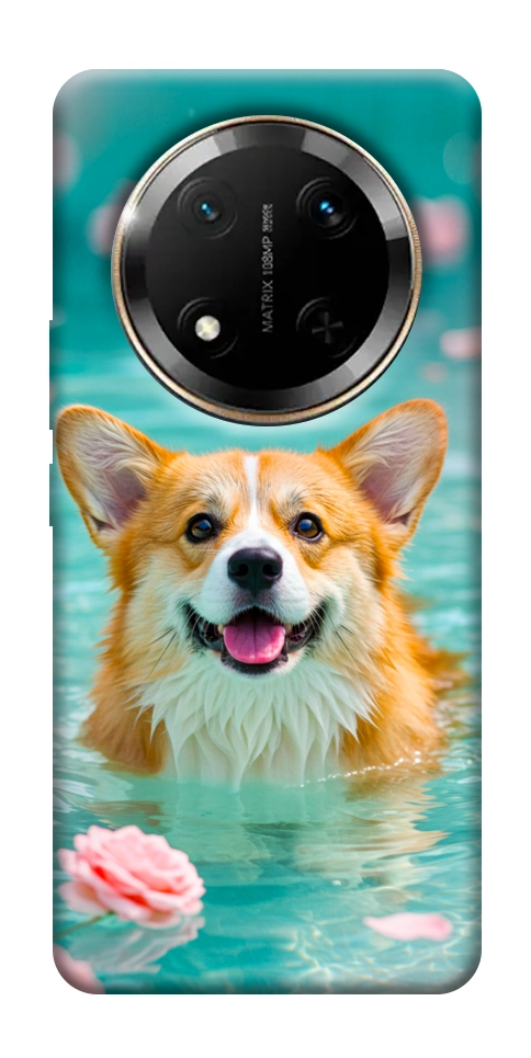 Чехол Swimming corgi для Huawei Honor X9c