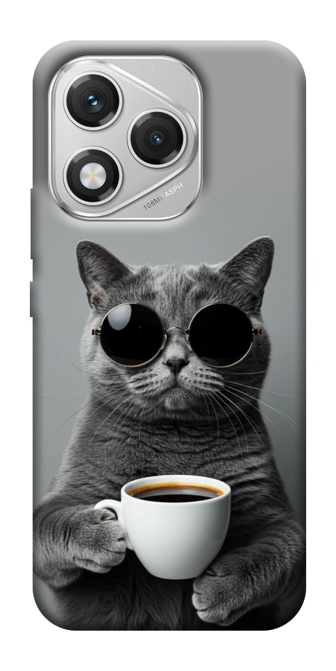 Чехол Grey cat coffee для Huawei Honor 400 Lite