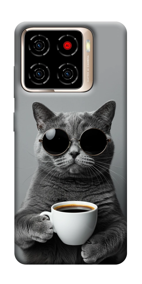 Чехол Grey cat coffee для ZTE Blade A56