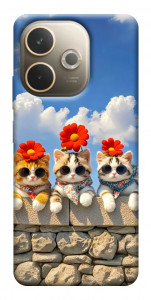 Чохол Flower cats для Oppo A5 Pro 4G