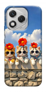 Чехол Flower cats для Huawei Honor 400 Lite