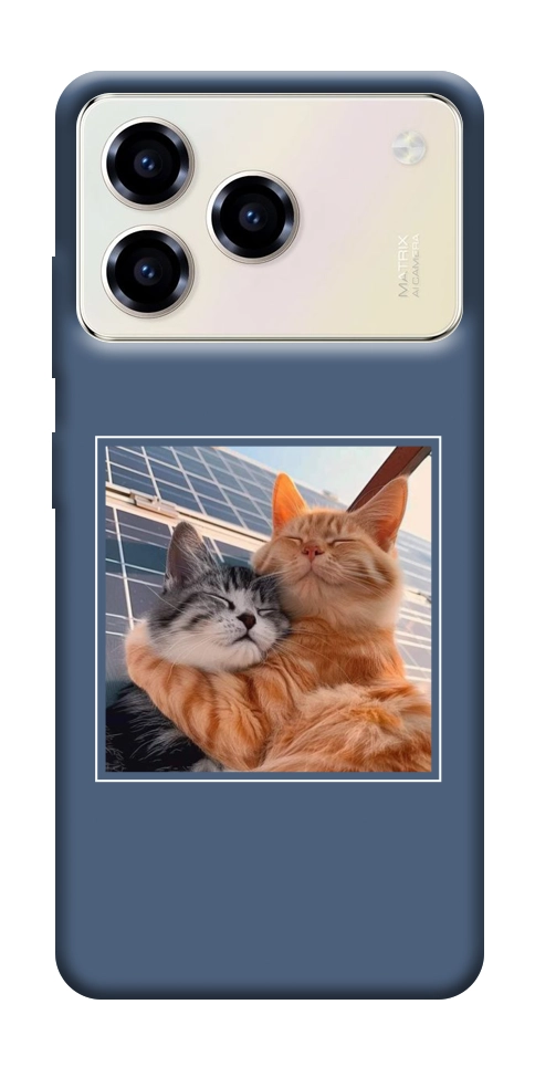 Чехол Кошачья нежность для ZTE Blade A76 4G
