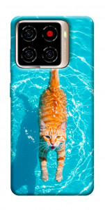 Чохол Cat swimming для ZTE Blade A56