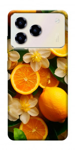 Чохол Лимони та квіти для ZTE Blade A76 4G