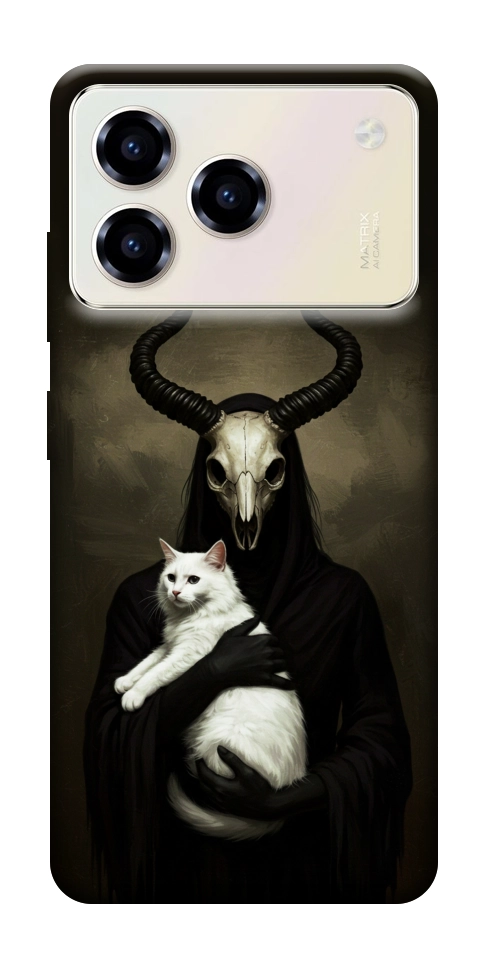 Чехол Creature with cat для ZTE Blade A76 4G