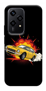 Чехол Retro comics car black для Huawei Honor 200 Lite