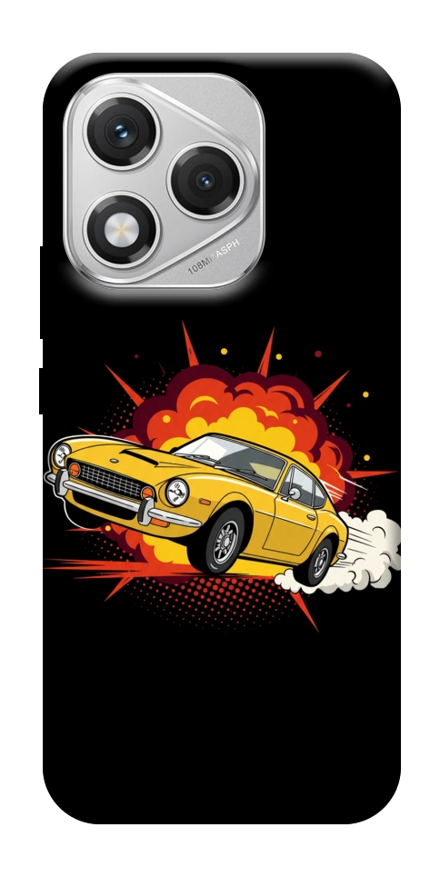 Чехол Retro comics car black для Huawei Honor 400 Lite