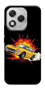 Чехол Retro comics car black для Huawei Honor 400 Lite