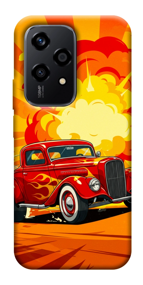 Чехол Retro comics car для Huawei Honor 200 Lite