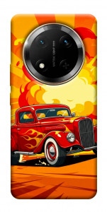 Чехол Retro comics car для Huawei Honor X9c