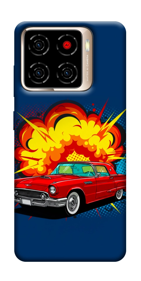 Чехол Retro explosion для ZTE Blade A56