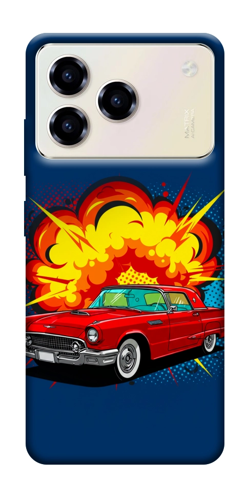 Чехол Retro explosion для ZTE Blade A76 4G