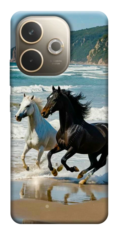 Чехол Beach Horses для Oppo A5 Pro 4G
