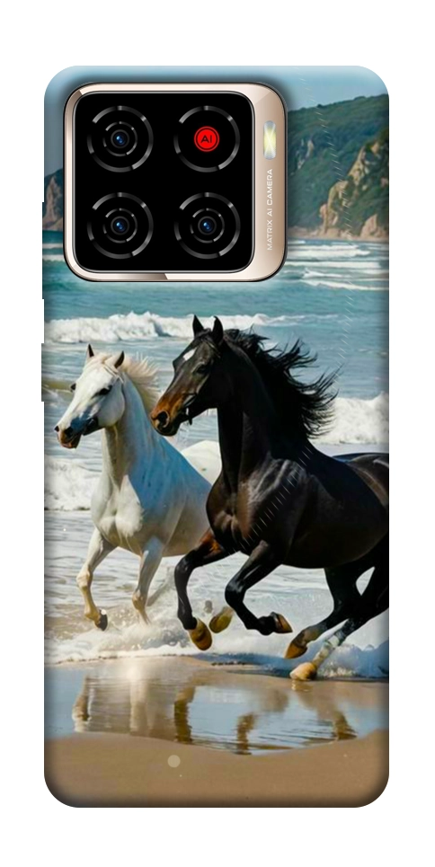 Чехол Beach Horses для ZTE Blade A56