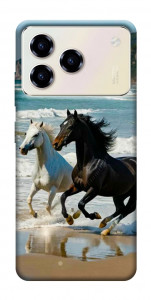Чохол Beach Horses для ZTE Blade A76 4G