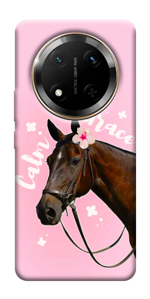 Чехол Horse with flower для Huawei Honor X9c