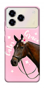 Чохол Horse with flower для ZTE Blade A76 4G