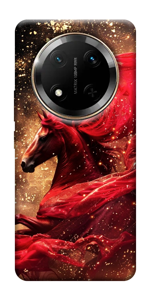 Чехол Red sparkles Horse для Huawei Honor X9c