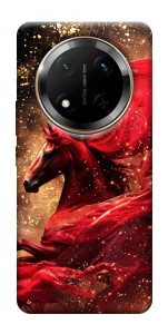 Чехол Red sparkles Horse для Huawei Honor X9c