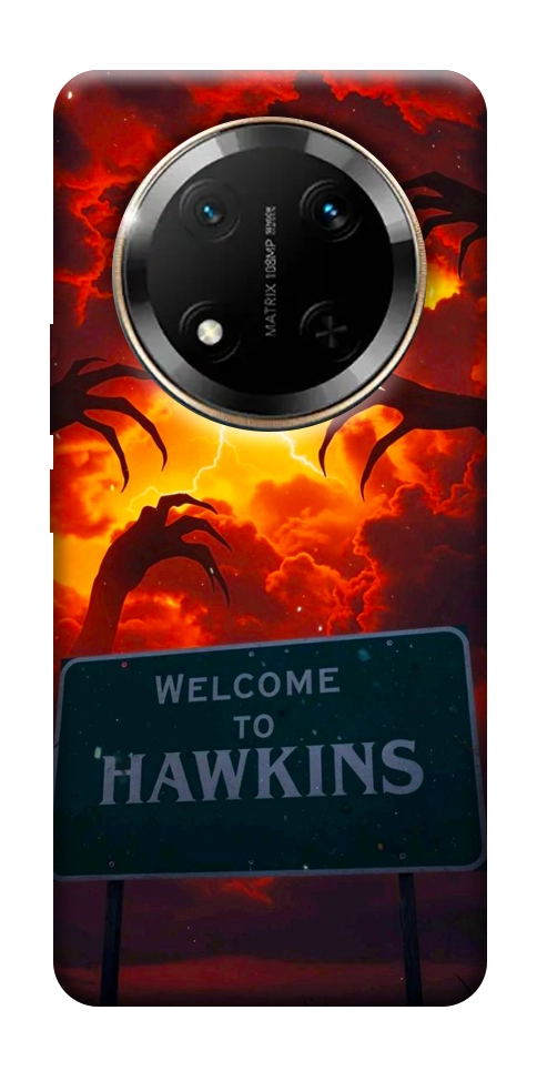 Чехол Welcome to hawkins для Huawei Honor X9c