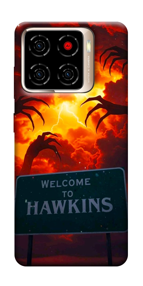 Чехол Welcome to hawkins для ZTE Blade A56