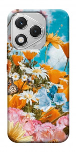 Чехол Летние цветы для Huawei Honor 400 Lite