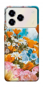 Чохол Літні квіти для ZTE Blade A76 4G