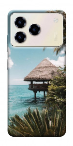Чохол Тропічний острів для ZTE Blade A76 4G