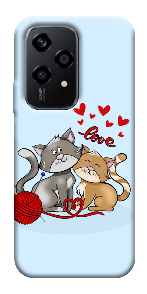 Чехол Два кота Love для Huawei Honor 200 Lite