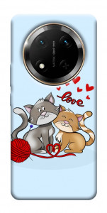 Чехол Два кота Love для Huawei Honor X9c