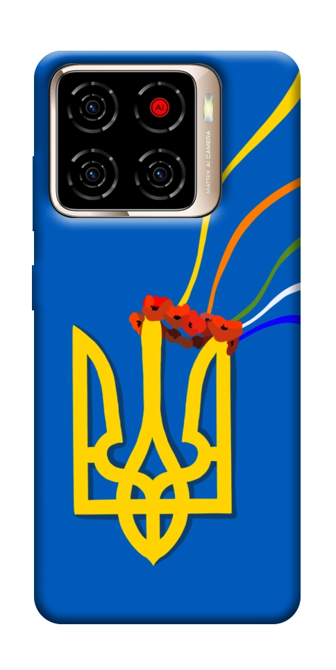 Чехол Квітучий герб для ZTE Blade A56
