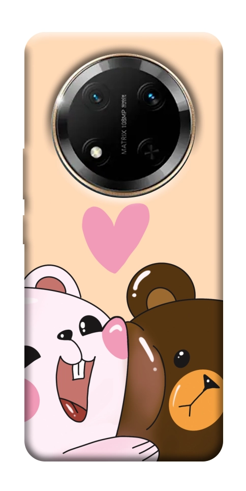Чехол Медвежата для Huawei Honor X9c