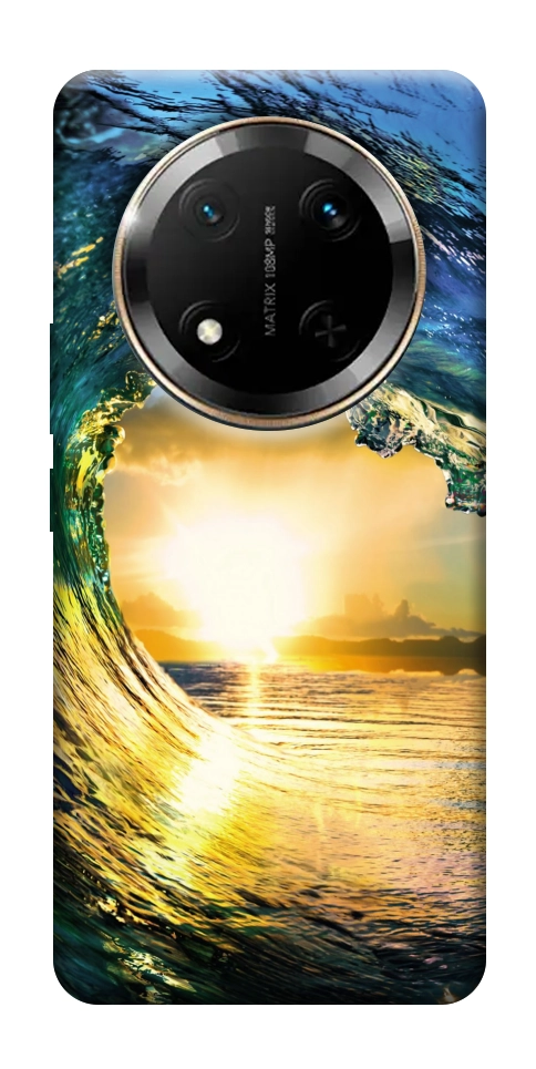 Чехол Закрученная волна для Huawei Honor X9c