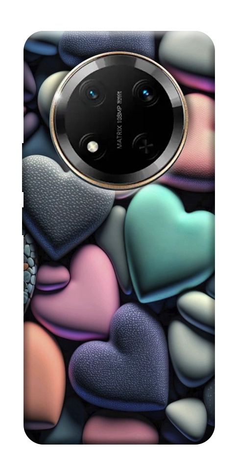 Чехол Каменные сердца для Huawei Honor X9c