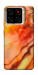 Чехол Красный коралл мрамор для ZTE Blade A56