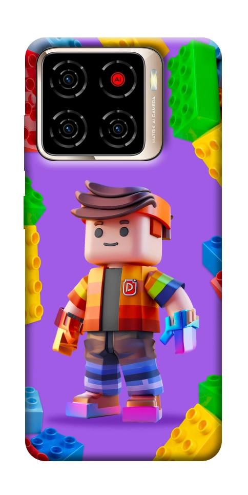 Чохол Colorful constructor для ZTE Blade A56