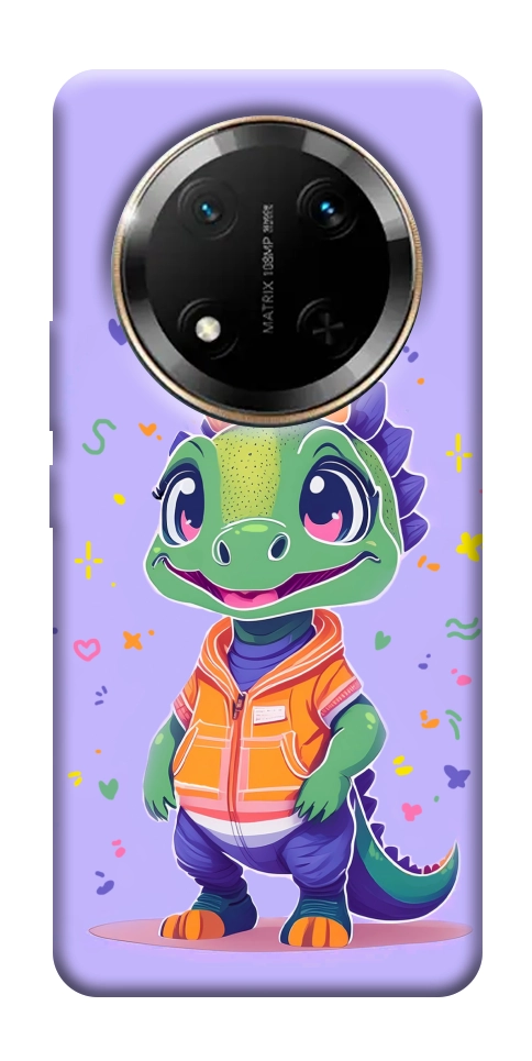 Чехол Мультяшный динозаврик для Huawei Honor X9c