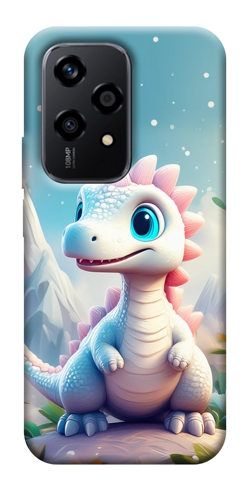 Чехол Белый дракоша для Huawei Honor 200 Lite